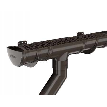 ТЕХНОНИКОЛЬ ТН желоб 3м (D125/82), темно-коричневый, шт. (128300)