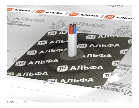 ТЕХНОНИКОЛЬ Уплотнительная манжета ТЕХНОНИКОЛЬ АЛЬФА ПРОТЕКТ L самоклеящаяся (10 штук в коробке) (068189)
