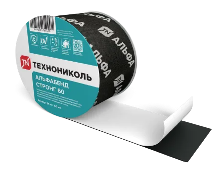 ТЕХНОНИКОЛЬ Односторонняя соединительная лента АЛЬФАБЭНД СТРОНГ 60 (069277)