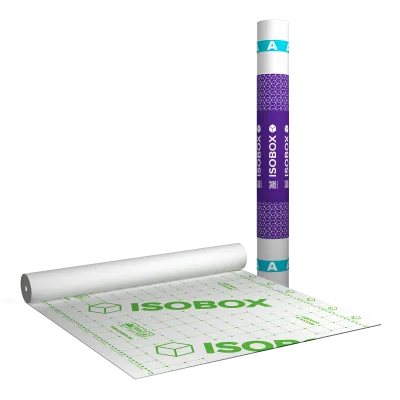 ТЕХНОНИКОЛЬ Ветро-влагозащитная пленка ISOBOX A (35 м2), рулон (105789)