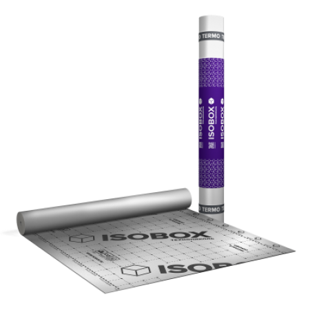 ТЕХНОНИКОЛЬ Пароизоляционная отражающая пленка ISOBOX ТЕРМО (1,5 x 46,6 м) (105844)