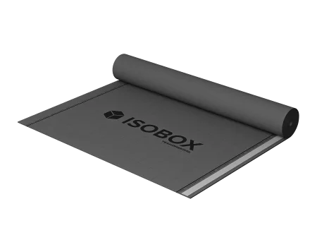 ТЕХНОНИКОЛЬ Гидро-ветрозащитная диффузионная мембрана ISOBOX 110 (КЛЕЕВАЯ ПОЛОСА) (1,5 x 50 м) (669841)