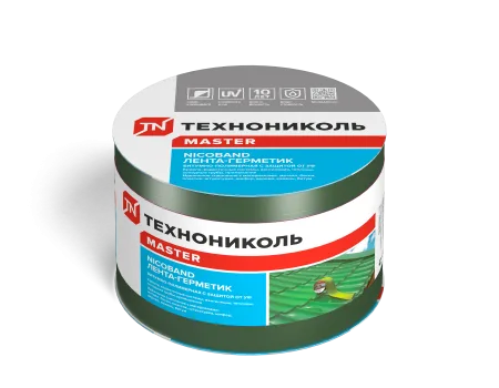 ТЕХНОНИКОЛЬ Лента-герметик NICOBAND зеленый 10м х 10см ГП (коробка 3 рулона) (343825) ТЕХНОНИКОЛЬ Лента-герметик NICOBAND зеленый 10м х 10см ГП (коробка 3 рулона) (343825)