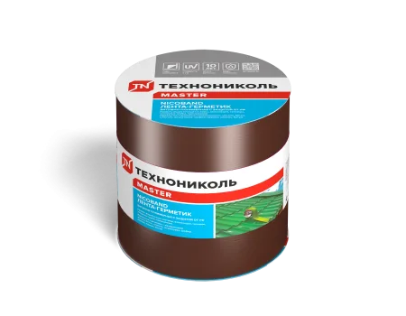 ТЕХНОНИКОЛЬ Лента-герметик NICOBAND коричневый 10м х 15см ГП (коробка 2 рулона) (343834)