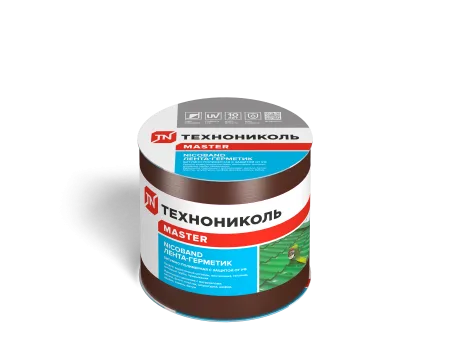 ТЕХНОНИКОЛЬ Лента-герметик NICOBAND коричневый 3м х 10см ГП (коробка 12 рулонов) (343838)