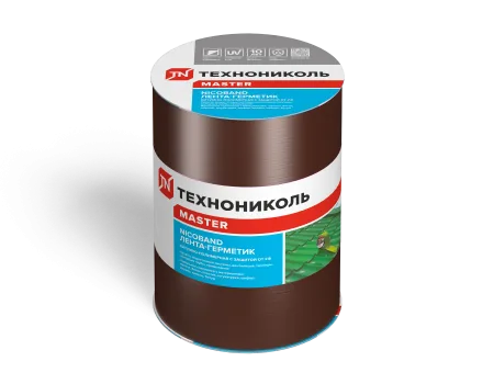 ТЕХНОНИКОЛЬ Лента-герметик NICOBAND коричневый 3м х 15см ГП (коробка 8 рулонов) (343839)