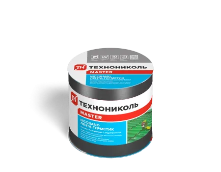 ТЕХНОНИКОЛЬ Лента-герметик NICOBAND темно-серый 3м х 10см ГП (коробка 12 рулонов) (343865)