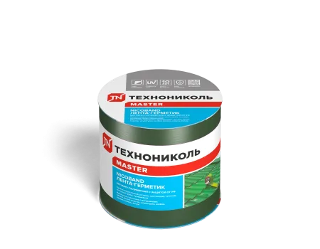 ТЕХНОНИКОЛЬ Лента-герметик NICOBAND зеленый 3м х 10см ГП (коробка 12 рулонов) (347440)
