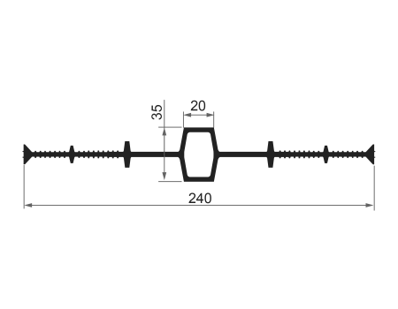ТЕХНОНИКОЛЬ ПВХ Гидрошпонка ТехноНИКОЛЬ IM-240/20 (10 м/рул) (499886) ТЕХНОНИКОЛЬ ПВХ Гидрошпонка ТехноНИКОЛЬ IM-240/20 (10 м/рул) (499886)