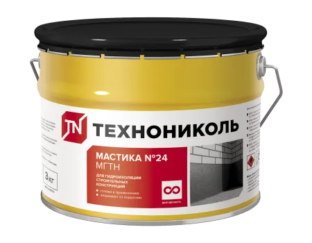 ТЕХНОНИКОЛЬ Мастика гидроизоляционная №24 (МГТН), коробка (4 ведра) (224505)