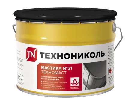 ТЕХНОНИКОЛЬ Мастика кровельная Техномаст №21, ведро 10 кг (224516)