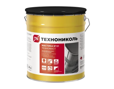 ТЕХНОНИКОЛЬ Мастика кровельная Техномаст №21, ведро 20 кг (224517) ТЕХНОНИКОЛЬ Мастика кровельная Техномаст №21, ведро 20 кг (224517)