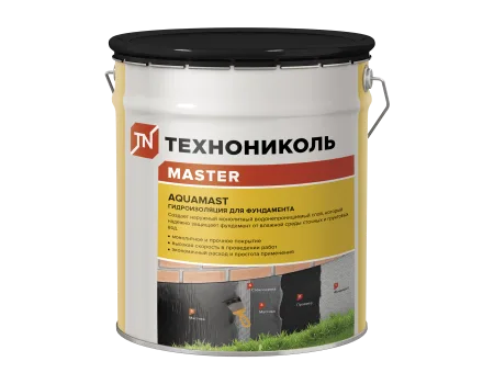 ТЕХНОНИКОЛЬ Мастика битумная AquaMast ведро 18кг (393547)