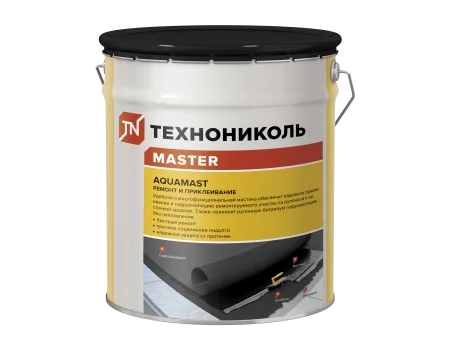 ТЕХНОНИКОЛЬ Мастика для ремонта AquaMast, ведро 18 кг (393559)