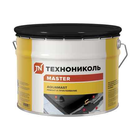 ТЕХНОНИКОЛЬ Мастика для ремонта AquaMast, ведро 10 кг (393560)