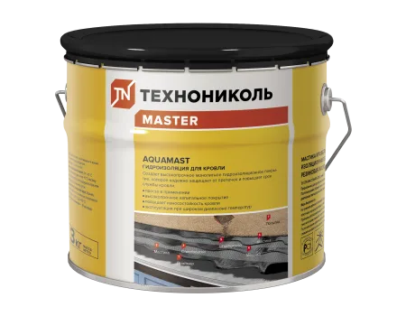 ТЕХНОНИКОЛЬ Мастика битумно-резиновая AquaMast, коробка (4 ведра по 3 кг) (420918) ТЕХНОНИКОЛЬ Мастика битумно-резиновая AquaMast, коробка (4 ведра по 3 кг) (420918)