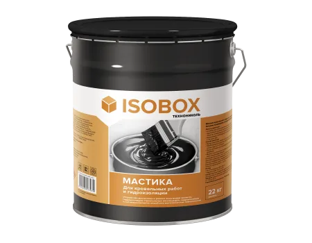 ТЕХНОНИКОЛЬ Мастика кровельная ISOBOX, ведро 22 л (487108)