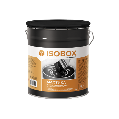ТЕХНОНИКОЛЬ Мастика кровельная ISOBOX, ведро 22 л (487108)