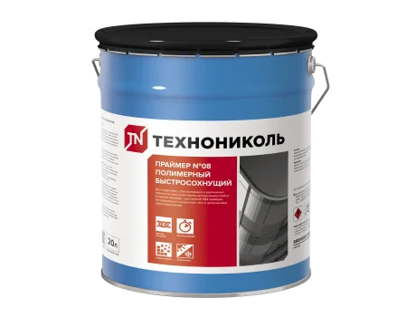 ТЕХНОНИКОЛЬ Праймер полимерный ТЕХНОНИКОЛЬ №08 Быстросохнущий, ведро 14 кг (694294)