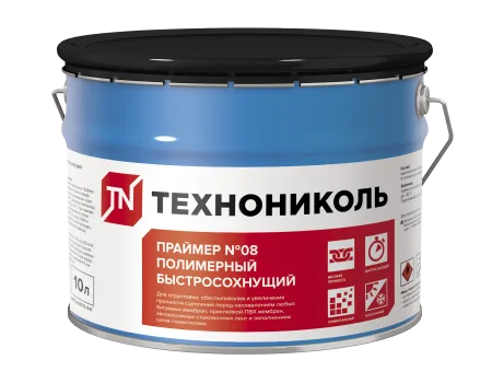 ТЕХНОНИКОЛЬ Праймер полимерный ТЕХНОНИКОЛЬ №08 Быстросохнущий, ведро 7 кг (694295) ТЕХНОНИКОЛЬ Праймер полимерный ТЕХНОНИКОЛЬ №08 Быстросохнущий, ведро 7 кг (694295)