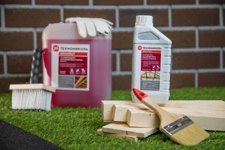 ТЕХНОНИКОЛЬ Антисептик для древесины невымываемый (готовый состав), 5 л (575059)