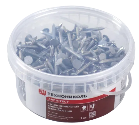 ТЕХНОНИКОЛЬ Ведерко ершёных гвоздей ТЕХНОНИКОЛЬ, 1 кг (475131)