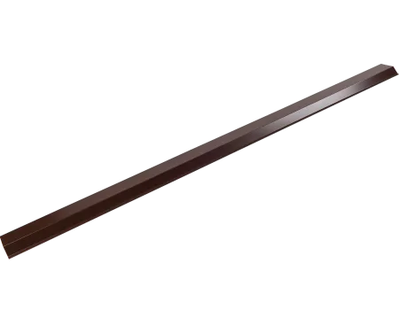 ТЕХНОНИКОЛЬ ПЛАНКА КАРНИЗНАЯ ПОЛИЭСТЕР Коричневый RAL 8017 (569068)