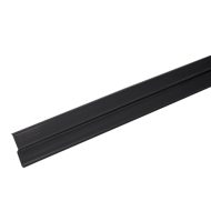 ТЕХНОНИКОЛЬ LUXARD Прижимная планка (планка примыкания), чёрная, 2000х85 мм, (0,17 кв.м) (375514)