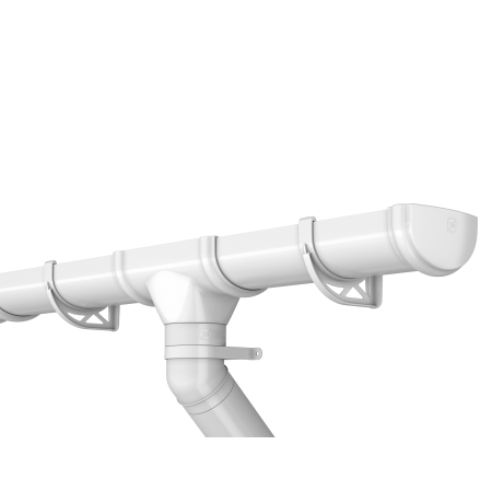 ТЕХНОНИКОЛЬ ТН ОПТИМА колено трубы 135°, белый, шт (054380)