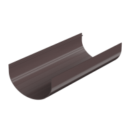 ТЕХНОНИКОЛЬ ТН ОПТИМА 120/80 мм, водосточный желоб пластиковый (3 м), темно-коричневый (054435)
