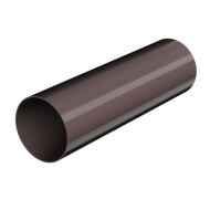 ТЕХНОНИКОЛЬ ТН ОПТИМА 120/80 мм, водосточная труба пластиковая (3 м), темно-коричневый (054442)