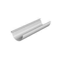 ТЕХНОНИКОЛЬ ТН МАКСИ 152/100 мм, водосточный желоб пластиковый (3 м), снежно-белый (062425)