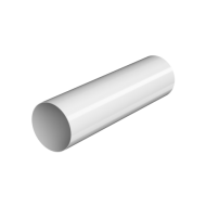 ТЕХНОНИКОЛЬ ТН МАКСИ 152/100 мм, водосточная труба пластиковая (1 м),  снежно-белый (062430)