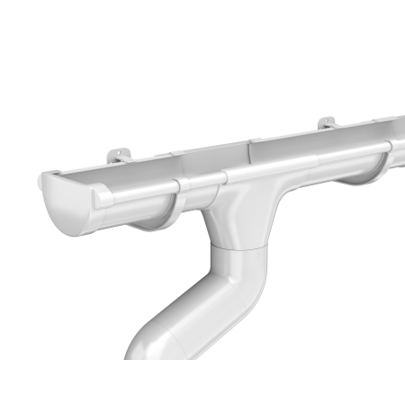 ТЕХНОНИКОЛЬ ТН МАКСИ 152/100 мм, угол желоба 135°, снежно-белый (062431)