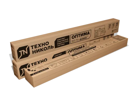 ТЕХНОНИКОЛЬ ТН комплект водосточной системы ОПТИМА для ската 6 м, белый (068541) ТЕХНОНИКОЛЬ ТН комплект водосточной системы ОПТИМА для ската 6 м, белый (068541)