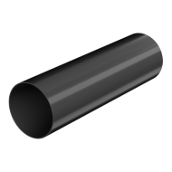 ТЕХНОНИКОЛЬ ТН ОПТИМА 120/80 мм, водосточный желоб (1.5 м), черный, шт. (073473)