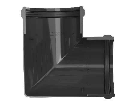 ТЕХНОНИКОЛЬ ТН ПВХ угол желоба 90°, черный, шт. (073492) ТЕХНОНИКОЛЬ ТН ПВХ угол желоба 90°, черный, шт. (073492)