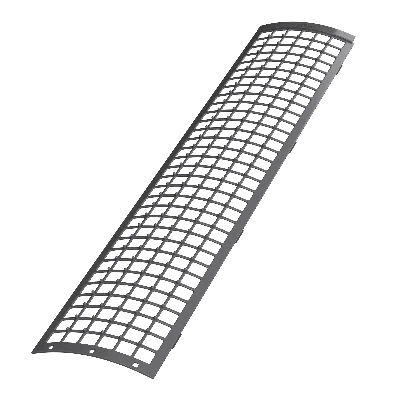 ТЕХНОНИКОЛЬ ТН решетка желоба защитная 0,6 пог.м. (D125/82), серый, шт. (128286) ТЕХНОНИКОЛЬ ТН решетка желоба защитная 0,6 пог.м. (D125/82), серый, шт. (128286)