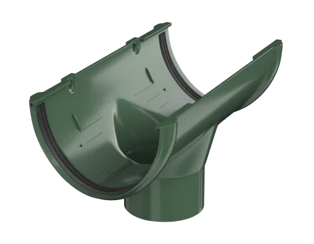 ТЕХНОНИКОЛЬ ТН ПВХ 125/82 мм, воронка желоба, Зеленый RAL 6005 (425649)