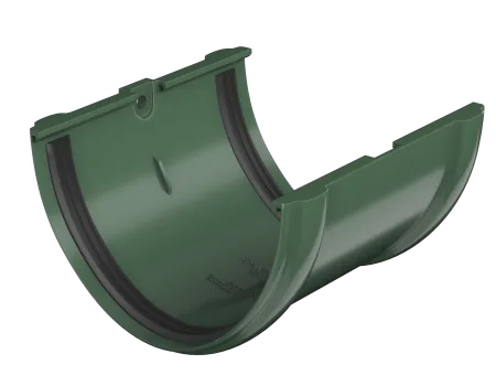 ТЕХНОНИКОЛЬ ТН ПВХ 125/82 мм, соединитель желоба, Зеленый RAL 6005 (425677) ТЕХНОНИКОЛЬ ТН ПВХ 125/82 мм, соединитель желоба, Зеленый RAL 6005 (425677)