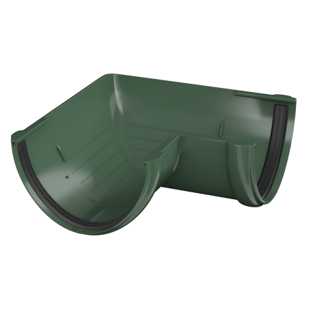 ТЕХНОНИКОЛЬ ТН ПВХ D125/82 мм угол желоба 90° Зеленый RAL 6005 (425858)