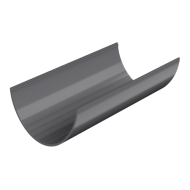 ТЕХНОНИКОЛЬ ТН ПВХ D125/82 мм желоб (3 м) серый (563107)