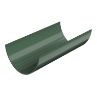 ТЕХНОНИКОЛЬ ТН ПВХ 125/82 мм, водосточный желоб пластиковый (1,5 м), зеленый (563110)