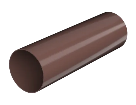 ТЕХНОНИКОЛЬ ТН ПВХ D125/82 мм труба (1,5 м) Коричневый RAL 8017 (563116)