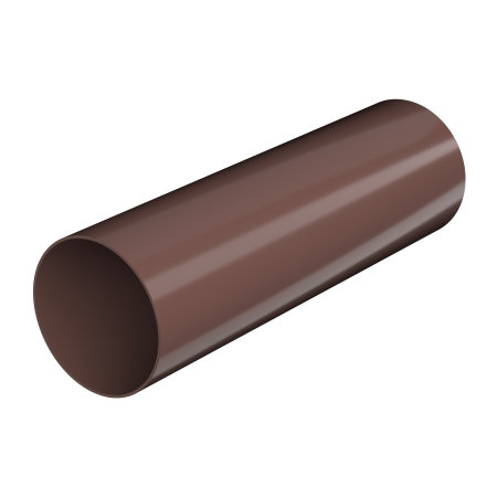 ТЕХНОНИКОЛЬ ТН ПВХ D125/82 мм труба (1,5 м) коричневый (563116)
