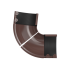 ТЕХНОНИКОЛЬ ТН МВС 125/90 мм, внешний угол желоба, регулируемый 100 -165°, коричневый (617454)
