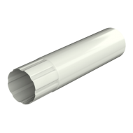 ТЕХНОНИКОЛЬ ТН МВС 125/90 мм, водосточная труба металлическая (3 м), белый (617465)
