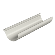 ТЕХНОНИКОЛЬ ТН МАКСИ 152/100 мм, водосточный желоб пластиковый (3 м), белый (637999)