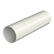 ТЕХНОНИКОЛЬ ТН МАКСИ 152/100 мм, водосточная труба пластиковая (1 м),  белый (638095)
