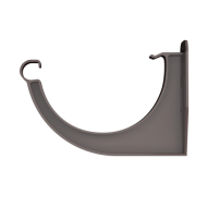 ТЕХНОНИКОЛЬ ТН МАКСИ 152/100 мм, кронштейн желоба, Коричневый 8019 (638447)